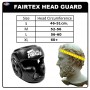 Fairtex HG13 Боксерский Шлем Тайский Бокс "Diagonal Vision Sparring" Черный